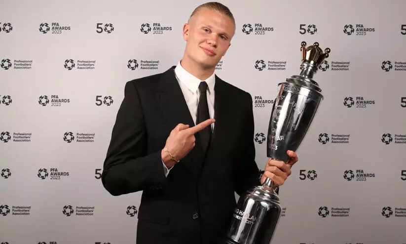 താരങ്ങളുടെ താരമായി ഹാലൻഡ്; പി.എഫ്.എ പ്ലെയർ ഓഫ് ദ ഇയർ പുരസ്കാരം