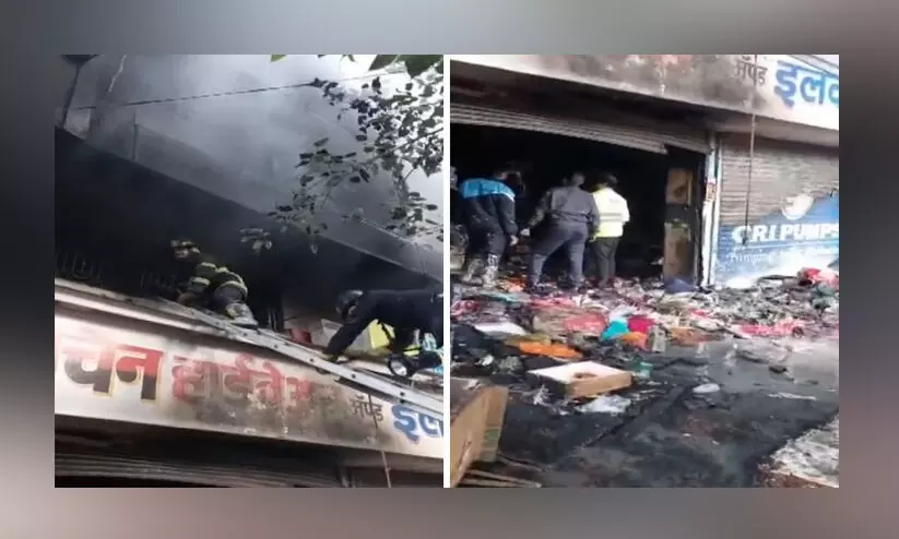 പൂനെയിലെ ഹാർഡ് വെയർ കടയിൽ തീപിടിത്തം: നാലു മരണം പൂനെയിലെ ഹാർഡ് വെയർ കടയിൽ തീപിടിത്തം: നാലു മരണം