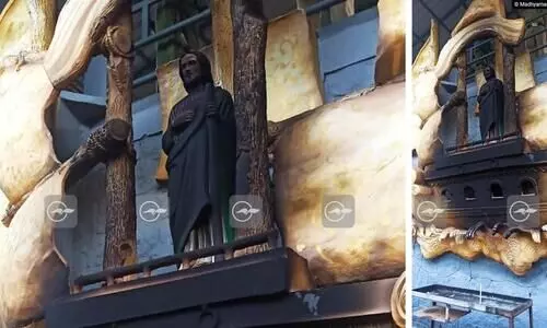 ഇരിട്ടിക്ക് സമീപം യൂദാശ്ലീഹായുടെ സ്വരൂപത്തിനും ഗ്രോട്ടോയ്ക്കും തീയിട്ടു