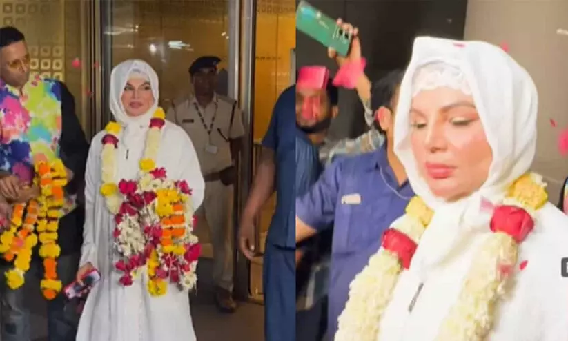 Rakhi Sawant post Umrah