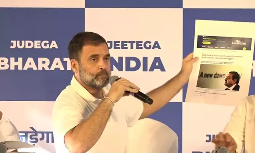 അദാനിക്കെതിരായ റിപ്പോർട്ടിൽ മോദിക്കെതിരെ ചോദ്യമുയർത്തി രാഹുൽ; സംയുക്ത പാർലമെന്‍ററി സമിതി അന്വേഷിക്കണം