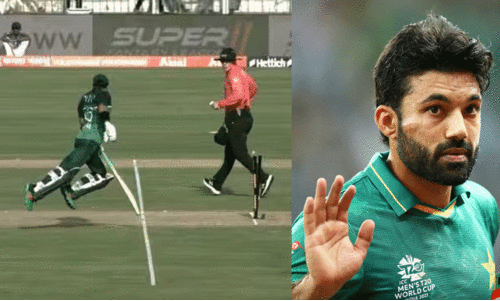 എന്തൊരു റണ്ണൗട്ടാണിത്!;​ മുഹമ്മദ് റിസ്‍വാന്റെ പുറത്താകലിൽ വ്യാപക വിമർശനം