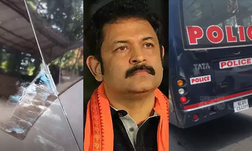 മുഖ്യമന്ത്രിയുടെ അകമ്പടി വാഹനം മനഃപൂർവം കാറിൽ ഇടിച്ചുതെറിപ്പിച്ചു -നടൻ കൃഷ്ണകുമാ‍‍‍‍‍‍ർ