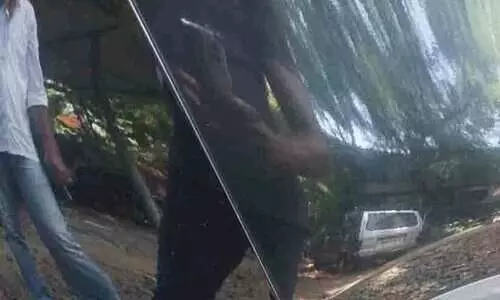 Krishnakumars vehicle was hit by a striker bus accompanying the Chief Minister