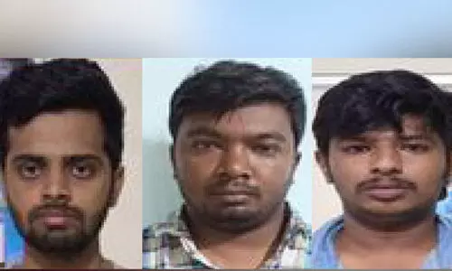 മുംബൈ പൊലീസെന്ന വ്യാജേന യുവതിയിൽനിന്ന് 45 ലക്ഷം തട്ടി; മൂന്നുപേർ അറസ്റ്റിൽ