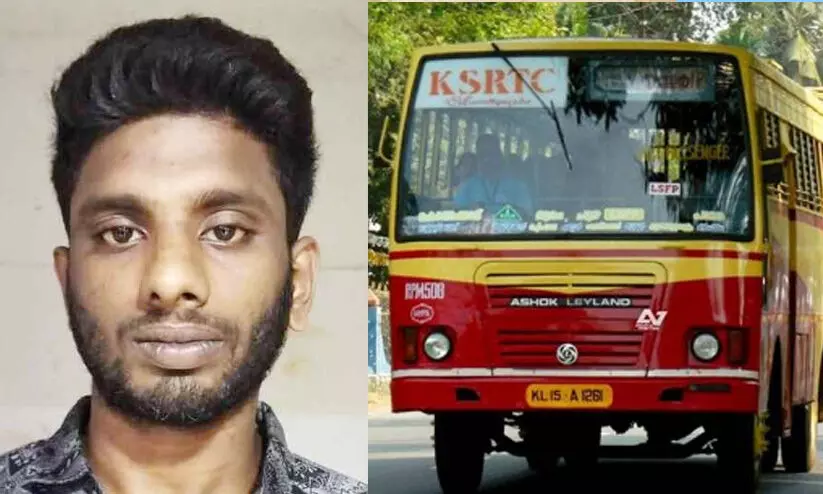 കെ.എസ്.ആർ.ടി.സി ബസിന് കല്ലെറിഞ്ഞ സംഭവം; ഒരാൾ കൂടി പിടിയിൽ കെ.എസ്.ആർ.ടി.സി ബസിന് കല്ലെറിഞ്ഞ സംഭവം; ഒരാൾ കൂടി പിടിയിൽ