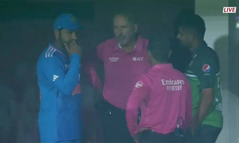 മഴ കളിച്ചു: ഏഷ്യാ കപ്പിലെ ഇന്ത്യ - പാകിസ്താൻ മത്സരം ഉപേക്ഷിച്ചു