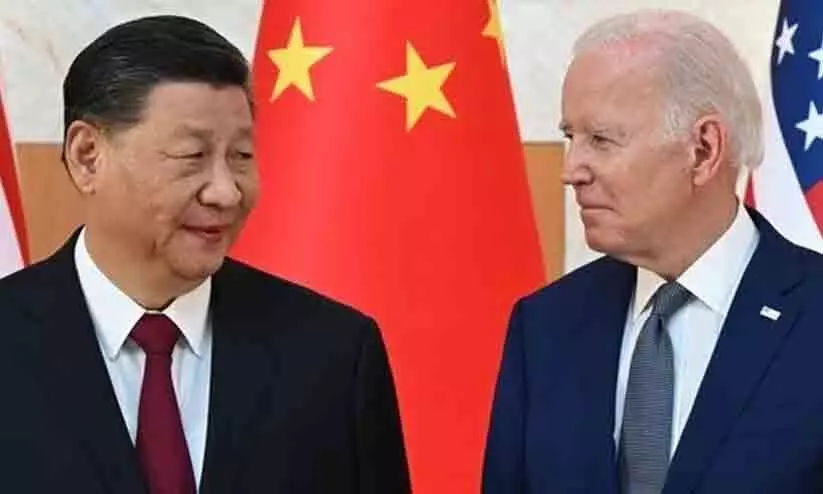 Chinese President Xi Jinping and US President Joe Biden