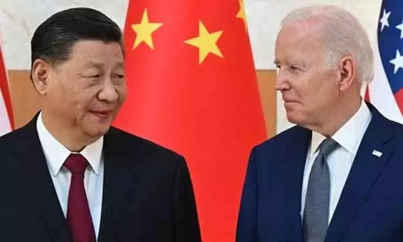 Chinese President Xi Jinping and US President Joe Biden Chinese President Xi Jinping and US President Joe Biden