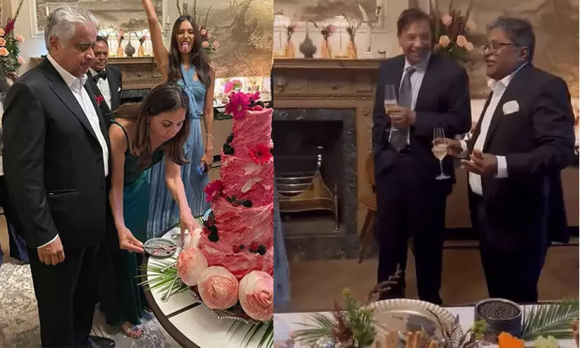 ഹരീഷ് സാൽവെയുടെ മൂന്നാം വിവാഹത്തിന് അതിഥിയായി ലളിത് മോദിയും ഹരീഷ് സാൽവെയുടെ മൂന്നാം വിവാഹത്തിന് അതിഥിയായി ലളിത് മോദിയും