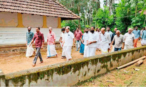 ജാതിയൂർമഠം ക്ഷേത്രത്തിലെ ചരിത്രശേഷിപ്പുകൾ സംരക്ഷിക്കും –മന്ത്രി അഹമ്മദ് ദേവർകോവിൽ