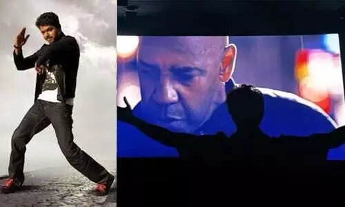 തിയറ്ററിൽ ഇഷ്ട താരത്തിനായി ആർപ്പ്​ വിളിച്ച്​ ഇളയദളപതി വിജയ്​; ചിത്രം പങ്കുവച്ച്​ സംവിധായകൻ വെങ്കട് പ്രഭു