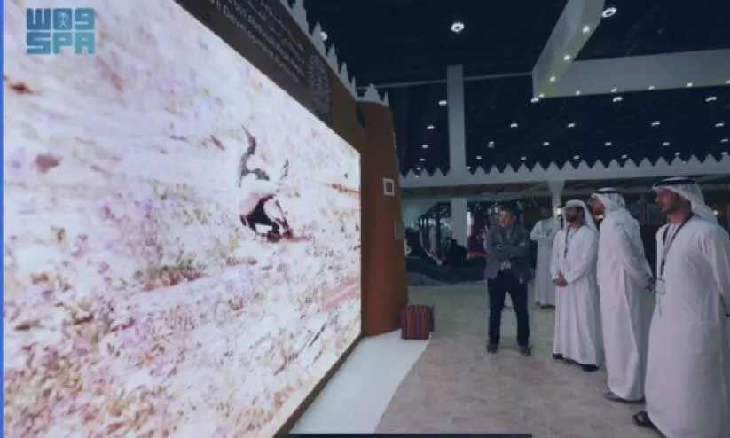 അഡിഹെക്സിലെ സൗദി പവലിയന് അഡിഹെക്സിലെ സൗദി പവലിയന്