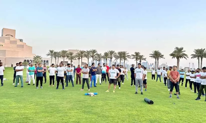 മലപ്പുറം യൂത്ത് വിങ് നേതൃത്വത്തിൽ സംഘടിപ്പിച്ച ഫിസിക്കൽ ഫിറ്റ്നസ് ക്യാമ്പിൽനിന്ന് മലപ്പുറം യൂത്ത് വിങ് നേതൃത്വത്തിൽ സംഘടിപ്പിച്ച ഫിസിക്കൽ ഫിറ്റ്നസ് ക്യാമ്പിൽനിന്ന്