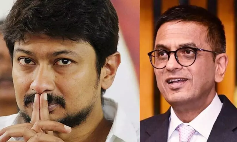 ‘ഉദയനിധിക്കെതിരെ നടപടി വേണം’; ചീഫ് ജസ്റ്റിസിന് 262 പ്രമുഖരുടെ കത്ത് ‘ഉദയനിധിക്കെതിരെ നടപടി വേണം’; ചീഫ് ജസ്റ്റിസിന് 262 പ്രമുഖരുടെ കത്ത്