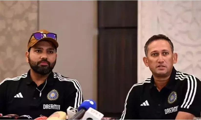 അത്തരം ചോദ്യങ്ങൾ വേണ്ട! ലോകകപ്പ് ടീം പ്രഖ്യാപനത്തിനിടെ പൊട്ടിത്തെറിച്ച് രോഹിത് ശർമ അത്തരം ചോദ്യങ്ങൾ വേണ്ട! ലോകകപ്പ് ടീം പ്രഖ്യാപനത്തിനിടെ പൊട്ടിത്തെറിച്ച് രോഹിത് ശർമ