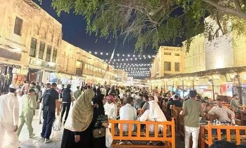 ഖത്തറിലെ പ്രധാന സന്ദർശക കേന്ദ്രമായ സൂഖ് വാഖിഫ് ഖത്തറിലെ പ്രധാന സന്ദർശക കേന്ദ്രമായ സൂഖ് വാഖിഫ്