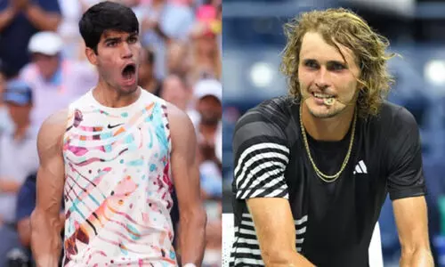 യു.എസ് ഓപൺ: സ്വരേവ്-അൽകാരസ് ക്വാർട്ടർ; പെഗുല, ജബ്യൂർ പുറത്ത്