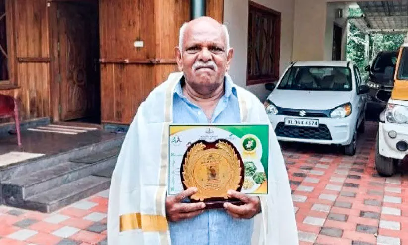 83ലും കാർഷിക മേഖലയിൽ സജീവമാണ്​ കുട്ടിച്ചൻ