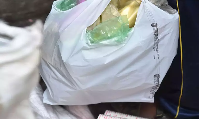 വ്യാപാര സ്ഥാപനങ്ങളില്‍ മിന്നല്‍ പരിശോധന; 30 കിലോ പ്ലാസ്റ്റിക് കാരിബാഗ്​ പിടിച്ചെടുത്തു