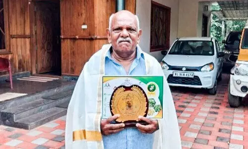 83ലും കാർഷിക മേഖലയിൽ സജീവമാണ്​ കുട്ടിച്ചൻ