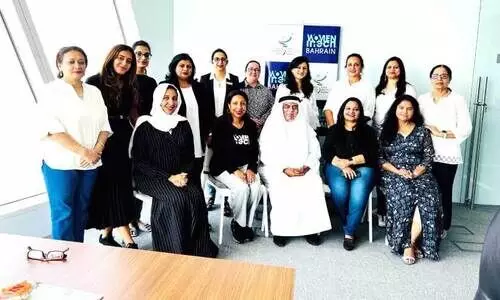 ഇ​ന്ത്യ​ൻ ലേ​ഡീ​സ് അ​സോ​സി​യേ​ഷ​ൻ അം​ഗ​ങ്ങ​ൾ എം.​ഇ.​എ​ൻ.​എ പ​രി​ശീ​ല​ന​കേ​ന്ദ്ര​ത്തി​ൽ