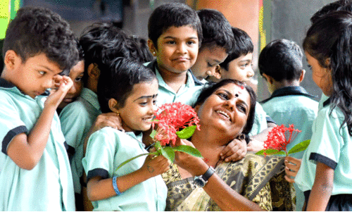 ദേശീയ അധ്യാപകദിനം; കോട്ടൺഹിൽ ഗവ. എൽ.പി സ്കൂളിൽ വിദ്യാർഥികൾ അധ്യാപകരായി