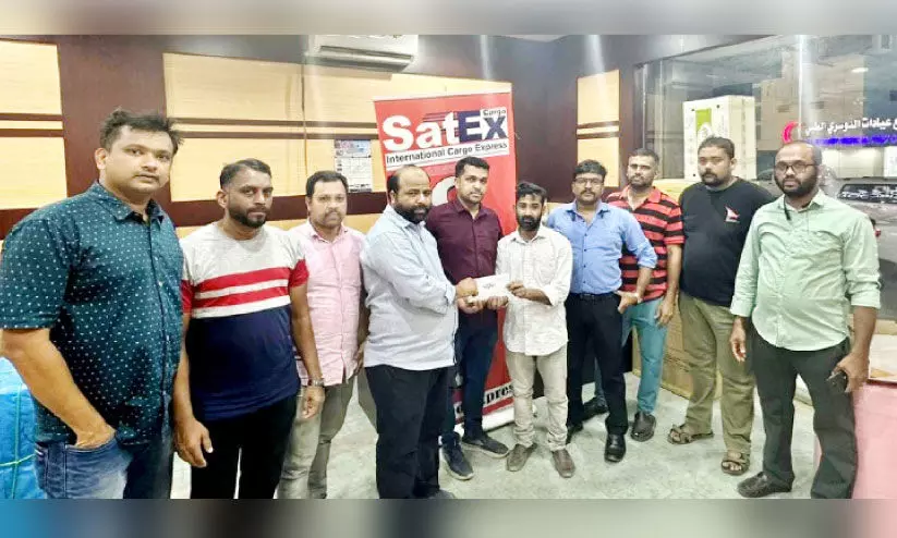 നി​യ​മ​ക്കു​രു​ക്കി​ലാ​യ രാ​ജു അ​യ്യ​പ്പ​ന്​   അ​ൽ​ഖ​ർ​ജ് കെ.​എം.​സി.​സി തു​ണ​യാ​യി