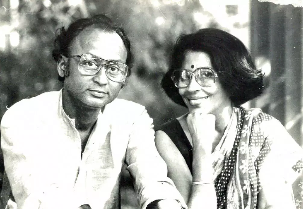 ജയന്ത മഹാപത്രയും ഭാര്യ റുനുവും