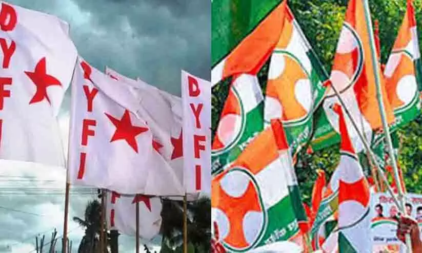 ഫലപ്രഖ്യാപനത്തിന് പിന്നാലെ മണർക്കാട് ഡി.വൈ.എഫ്.ഐ- യൂത്ത് കോൺഗ്രസ് സംഘർഷം