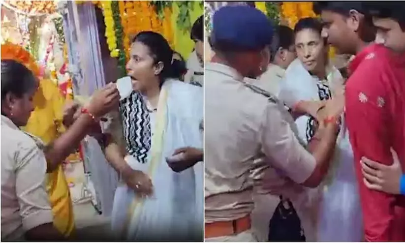 Woman from Madhya Pradesh royal family arrested for causing ruckus at temple