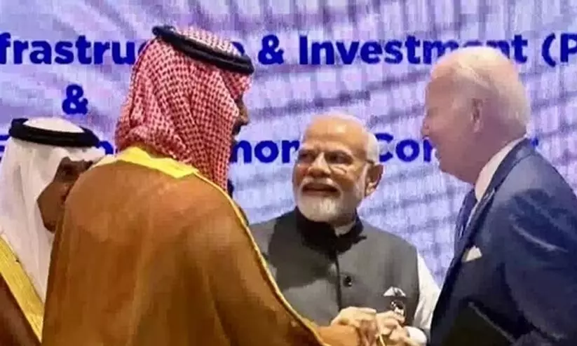 രാജ്യങ്ങളെ ബന്ധിപ്പിക്കും; ഇന്ത്യ-ഗൾഫ്-യൂറോപ് സാമ്പത്തിക ഇടനാഴി പ്രഖ്യാപിച്ചു