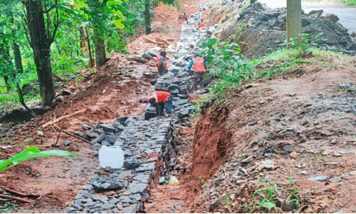 തലയാട് മലയോര ഹൈവേ നിർമാണപ്രവൃത്തി തുടങ്ങി