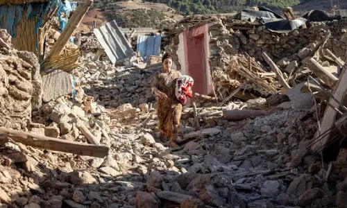 മൊ​റോ​ക്കോ ഭൂ​ച​ല​നം: ര​ക്ഷാ​പ്ര​വ​ർ​ത്ത​നം ദു​ഷ്‍ക​രം