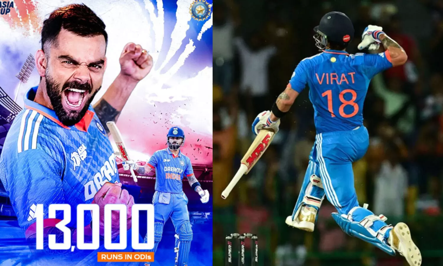 13000 റൺസ്,  47 സെഞ്ച്വറി; സച്ചിന്റെ റെക്കോർഡ് തകർത്ത് കോഹ്‌ലി