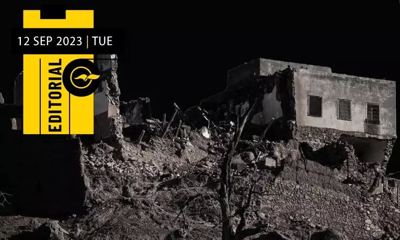 മൊറോക്കോയിലെ ഭൂകമ്പ ദുരന്തം