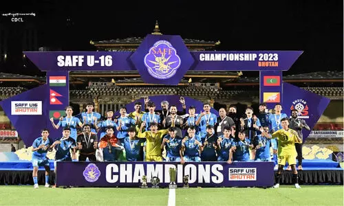 സാഫ് അണ്ടർ 16 ഫുട്ബാൾ കിരീടം ഇന്ത്യക്കുതന്നെ സാഫ് അണ്ടർ 16 ഫുട്ബാൾ കിരീടം ഇന്ത്യക്കുതന്നെ