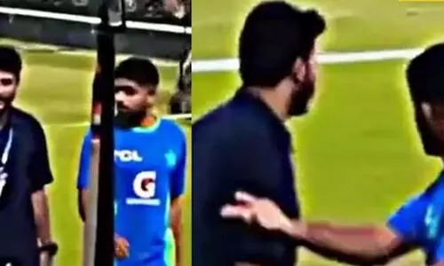 വിശ്വസിക്കാനാകുന്നില്ല...! സെൽഫിയെടുക്കാൻ ശ്രമിച്ച ആരാധകനോട് രോഷാകുലനായി പാക് നായകൻ -വിഡിയോ