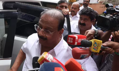 പുരാവസ്തു സാമ്പത്തിക തട്ടിപ്പ് കേസ്: സുധാകരനെ ഇ.ഡി ചോദ്യം ചെയ്തത് ഏ​ഴ​ര മ​ണി​ക്കൂ​ർ