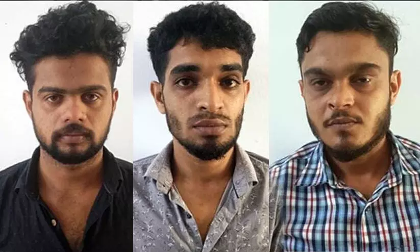 എം.ഡി.എം.എയുമായി മൂന്ന് യുവാക്കള് പിടിയില് എം.ഡി.എം.എയുമായി മൂന്ന് യുവാക്കള് പിടിയില്