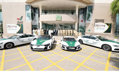 ദു​ബൈ പൊ​ലീ​സി​ന്​    100 ‘ഔ​ഡി’ കാ​റു​ക​ൾ