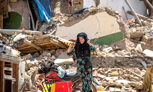 ഭൂകമ്പവും പ്രളയവും: ഇരട്ട ആഘാതത്തിൽ വിറച്ച് ഉത്തരാഫ്രിക്ക