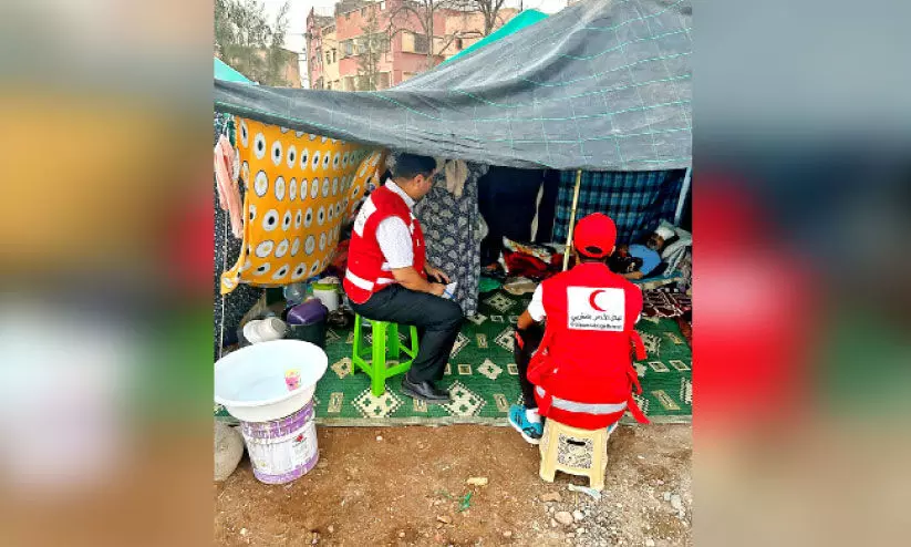 morocco-helping aid