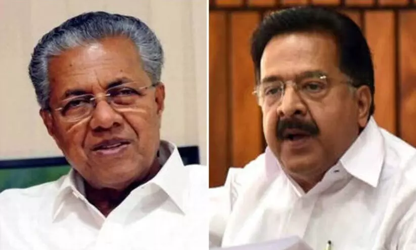 വി.എസ് നടന്നുകയറി, പക്ഷേ പിണറായി 25 ലക്ഷത്തിന് ലിഫ്റ്റ് വെച്ചു -ചെന്നിത്തല വി.എസ് നടന്നുകയറി, പക്ഷേ പിണറായി 25 ലക്ഷത്തിന് ലിഫ്റ്റ് വെച്ചു -ചെന്നിത്തല