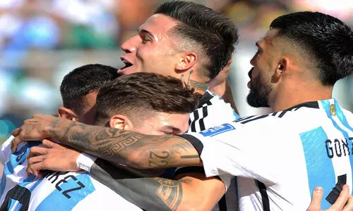 ലാപാസും കടന്നും അർജന്റീന; മെസ്സിയില്ലാത്ത ടീം ബോളീവിയയെ തകർത്തത് മൂന്ന് ഗോളിന്