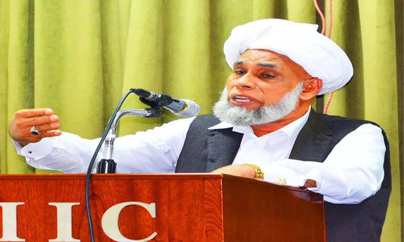 പറഞ്ഞത്​ വിമർശനമല്ല; സമസ്ത തീരുമാനം –ജിഫ്​രി തങ്ങൾ