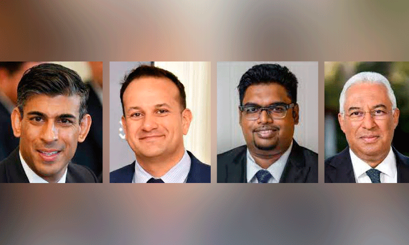 1. ഋഷി സുനക് 2. ലിയോ വരദ്കർ 3. ഇർഫാൻ അലി 4 അന്റോണിയോ കോസ്റ്റ