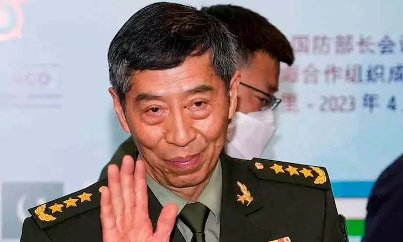 ചൈനീസ് പ്രതിരോധ മന്ത്രിയെ ‘കാണാനില്ല’; ചോദ്യങ്ങളുമായി യു.എസ് നയതന്ത്രജ്ഞൻ ചൈനീസ് പ്രതിരോധ മന്ത്രിയെ ‘കാണാനില്ല’; ചോദ്യങ്ങളുമായി യു.എസ് നയതന്ത്രജ്ഞൻ