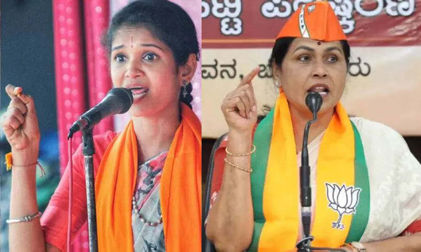 ചൈത്രയുമായി അടുപ്പമില്ല, ചില വേദികളിൽ ഒന്നിച്ച് ഫോട്ടോയെടുത്തിരിക്കാം -മന്ത്രി ശോഭ കരന്ത്ലാജെ ചൈത്രയുമായി അടുപ്പമില്ല, ചില വേദികളിൽ ഒന്നിച്ച് ഫോട്ടോയെടുത്തിരിക്കാം -മന്ത്രി ശോഭ കരന്ത്ലാജെ