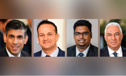 1. ഋഷി സുനക് 2. ലിയോ വരദ്കർ 3. ഇർഫാൻ അലി 4 അന്റോണിയോ കോസ്റ്റ